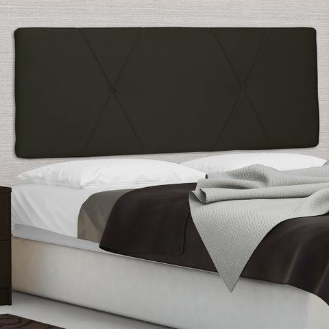 Cabeceira Painel Casal 140 Cm Dunas Suede Cinza - MV Estofados Shop