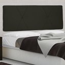 Ver imagem 1 de Cabeceira Painel Casal 140 Cm Dunas Suede Cinza - MV Estofados Shop