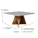 Ver imagem 4 de Mesa de Jantar Venus 1,5x1,5 1,50x1,50