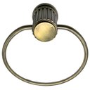 Ver imagem 1 de Porta Toalha Argola Deca Acropole Ouro Velho - 2050g80