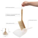 Ver imagem 3 de Escova de Bambu Oikos com Pá Off-white para Limpeza