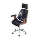 Ver imagem 1 de Cadeira Presidente Bergen Giratória - Preta | Luxo