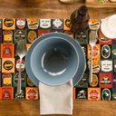 Ver imagem 3 de Jogo Americano Copa e Cia 6 Peças Pvc Print Beer Stamps