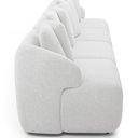 Ver mais imagens de Sofá 4 Lugares para Sala de Estar Living 308cm Arlo F04 Bouclê Off White - Lyam Decor