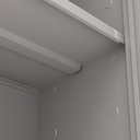 Ver imagem 3 de Armário Aço Lavanderia Multiuso Organizador Ea311 Cinza