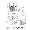 Ver imagem 2 de Kit Cilindro Motosserra Bmt40 Branco