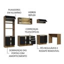 Ver imagem 5 de Armário de Cozinha Completa 315cm Rustic/Preto Glamy Madesa 01