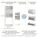 Ver imagem 4 de Quarto Infantil com Colchão Incluso Nina Multimóveis Branco