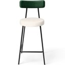 Ver imagem 5 de Kit 03 Banquetas Baixa Cozinha e Sala Jantar Bancada Milão L02 Facto Verde Linho Cru - lyam decor Ly
