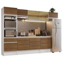 Ver imagem 3 de Armário de Cozinha Completa 300cm Branco/Rustic Diamante Madesa 02