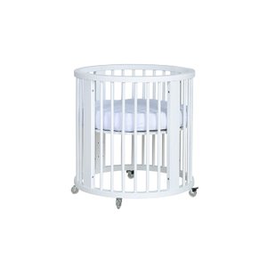 BERÇO CRESCER MULTIFUNCIONAL BRANCO COM COLCHÃO FASE 1