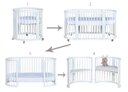 Ver imagem 6 de BERÇO CRESCER MULTIFUNCIONAL BRANCO COM COLCHÃO FASE 1