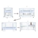 Ver imagem 6 de BERÇO CRESCER MULTIFUNCIONAL BRANCO COM COLCHÃO FASE 1