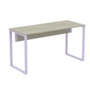 Ver imagem 1 de Mesa Escritório P25 Tub Pandin 170 Cm (larg) X 70 Cm Prof Tampo Mdp Casablanca Pé Aço Tubular Lil