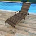 Ver imagem 2 de Espreguiçadeira Madrid - Tabaco