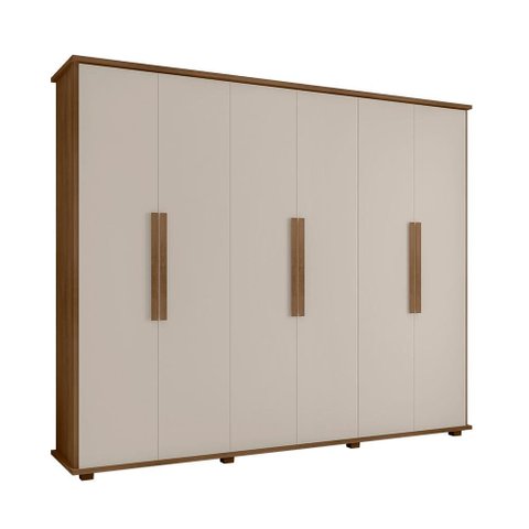 Guarda-roupa com 4 Gavetas Bolzano Cinamomo Off White