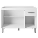 Ver imagem 2 de Balcao P/ Pia sem Tampo Anita 120 Cm Branco Mobbs