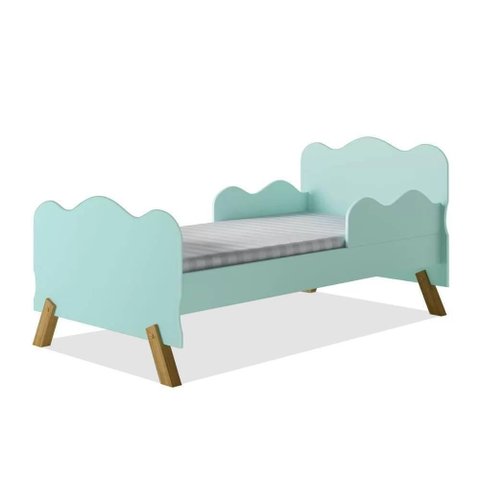 Cama Nuvem Infantil Pés Madeira Maciça Shop Jm