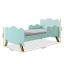 Ver imagem 3 de Cama Nuvem Infantil Pés Madeira Maciça Shop Jm