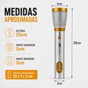 Ver imagem 7 de Lanterna Recarregavel 2 em 1 Abajur Mesa 25cm Multi LED sem Fio Alta Potencia