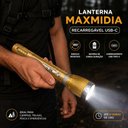 Ver imagem 6 de Lanterna Recarregavel 2 em 1 Abajur Mesa 25cm Multi LED sem Fio Alta Potencia