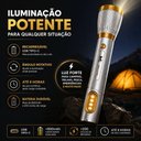 Ver imagem 2 de Lanterna Recarregavel 2 em 1 Abajur Mesa 25cm Multi LED sem Fio Alta Potencia