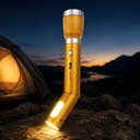 Ver imagem 1 de Lanterna Recarregavel 2 em 1 Abajur Mesa 25cm Multi LED sem Fio Alta Potencia