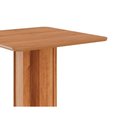 Ver imagem 5 de Mesa de Sala Jantar Sophia C/ Tampo Madeirado 95x95cm Cinamomo - Cimol