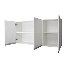 Armário Aéreo Multiuso 120cm 3 Portas para Cozinha - 5