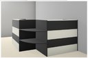 Ver imagem 1 de Balcão Recepção Web15 1,50 X 1,50 Cinza / Preto
