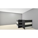 Ver imagem 3 de Balcão Recepção Web15 1,50 X 1,50 Cinza / Preto