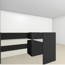Ver imagem 2 de Balcão Recepção Web15 1,50 X 1,50 Cinza / Preto