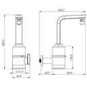 Ver imagem 4 de Torneira Elétrica Hydra Slim 4t de Parede Branca - Hydra