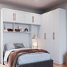 Guarda-Roupa Casal Modulado Olímpia 8 Portas 4 Gavetas Branco - Doripel - 1