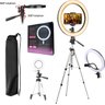 Kit Youtuber Tripé Profissional Microfone Led Ring Light + Microfone Lapela - 2