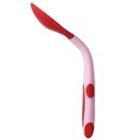 Ver imagem 4 de Kit Talheres para Bebê Flexíveis e Termossensíveis Garfo e Colher Silicone Buba Rosa