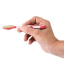 Ver imagem 5 de Kit Talheres para Bebê Flexíveis e Termossensíveis Garfo e Colher Silicone Buba Rosa