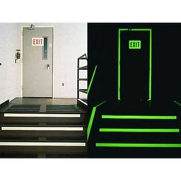 Fita Adesiva Antiderrapante Neon Fotoluminescente Fluorescente Sinalizadora Escada Pisos Rampas Prot - 4