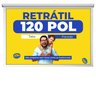 Tela de Projetor Retrátil Telão para Projeção Retrátil Teto - 3