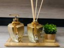 Ver imagem 1 de Kit Jogo Banheiro Porta Sabonete Gold Dourado Aroma Vasinho