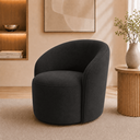 Ver imagem 2 de Poltrona Decorativa Yara Base Giratória Suede Sala Estar Quarto Recepção Confortável
