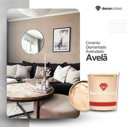 CIMENTO QUEIMADO PEROLIZADO 1,6 KG AVELA DECOR COLORS - 1