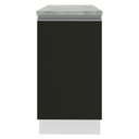 Ver imagem 5 de Balcão Glamy 40cm 1 Porta Branco Preto