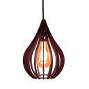 Ver imagem 2 de Luminária Teto Lustre Pendente Balcão Cozinha Sala Chile:Chocolate