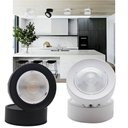 Ver imagem 6 de Spot Sobrepor Led 7W Redondo Direcionável Preto/Branco Frio