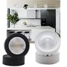 Spot Sobrepor Led 7W Redondo Direcionável Preto/Branco Frio - 6