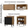 Cozinha Modulada Completa de Canto Lombardia Freijó Nero - Alj Móveis - 7