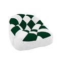 Ver imagem 1 de Poltrona Paloma Escritório Sala Pé Plástico Suede Branco e Suede Verde - Dominic Decor