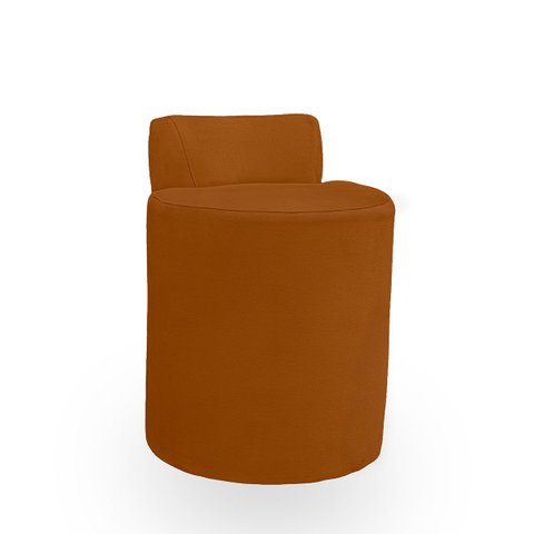 Puff Banqueta Alto Confortável Reforçado Minimalista Roma Suede