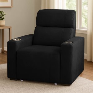 Cadeira do Papai Ocean Retratil Reclinavel Porta Copo Usb Preto